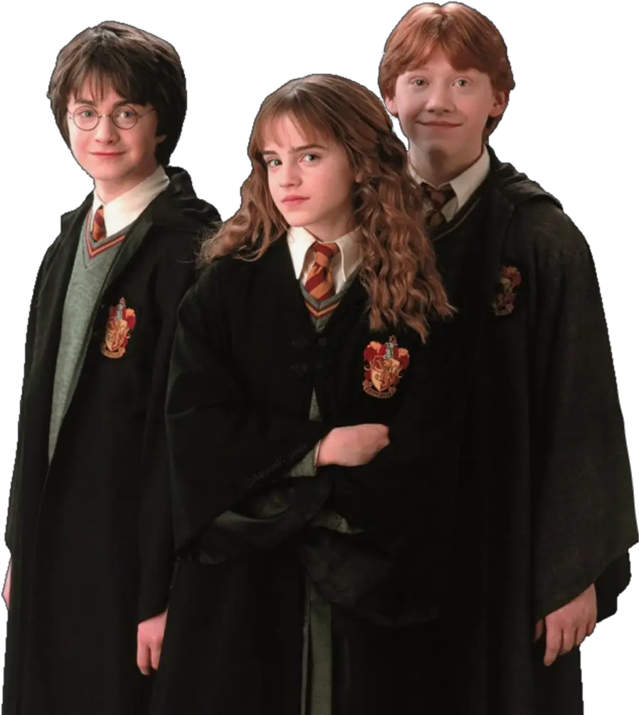 Friends Png No Backgrounds Gryffindor Harry Ron And Hermione