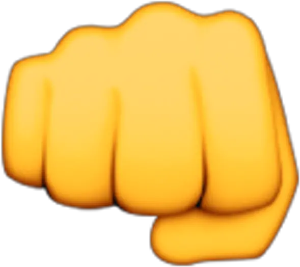 Fist Bump Emoji Transparent Background Punch Emoji