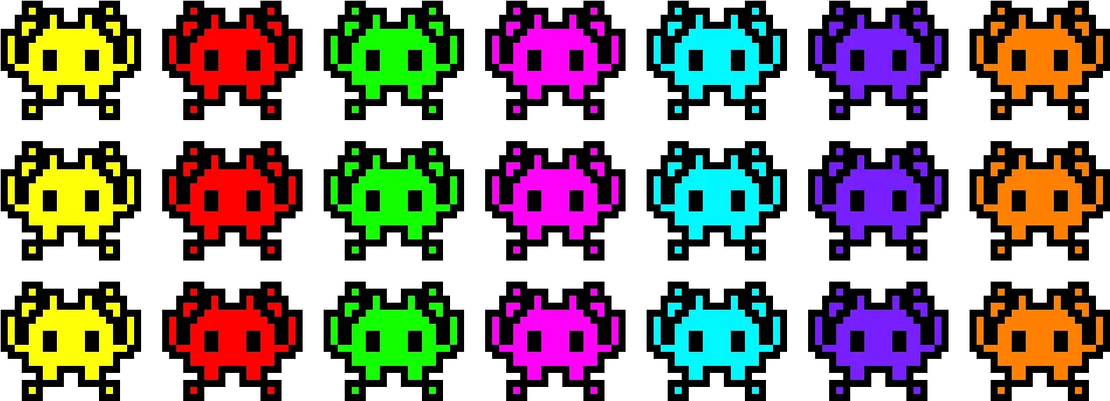 Space Invaders Png Sprite Sheet Space Invaders