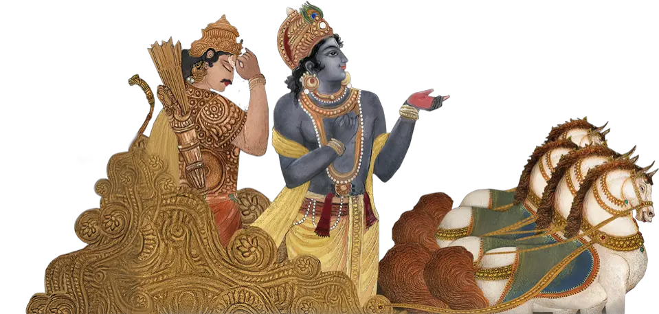 Bhagavad Gita Pocket Size Book Transparent Krishna Arjun Png