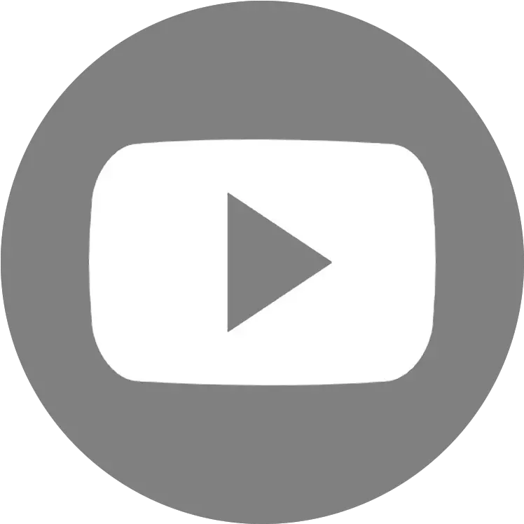 Youtube Instagram Social Media Icons Grey