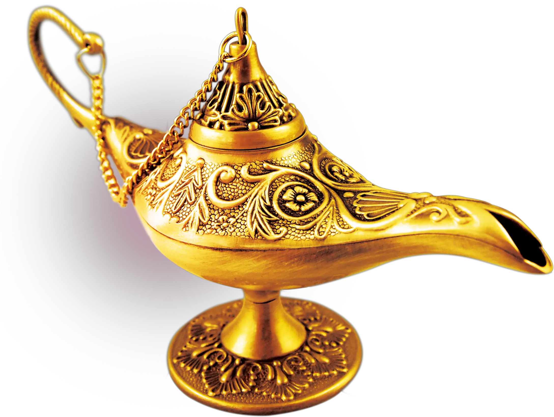 Golden Aladdin Lamp Png
