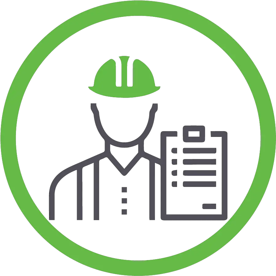 Construction Worker Icon Png She Co Ordinator Health And Safety Icon Transparent