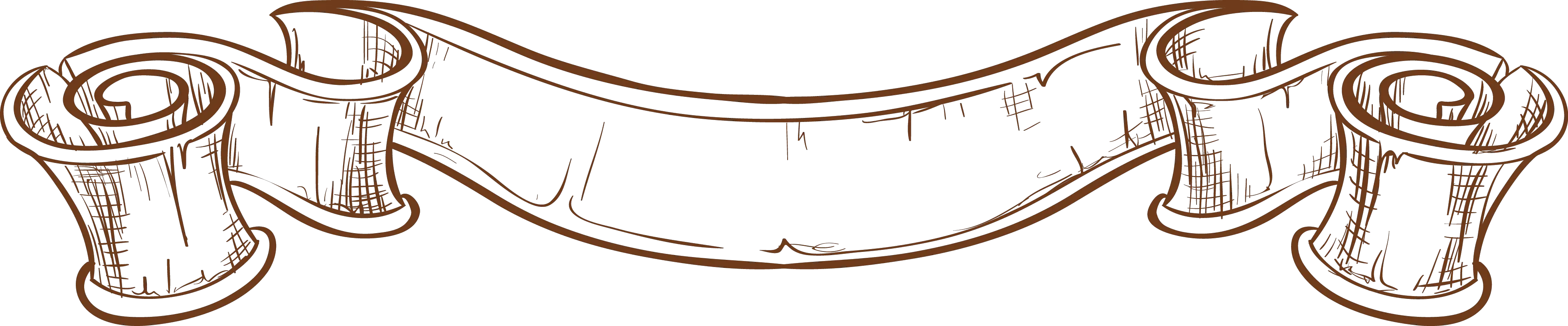 Transparent Scroll Paper Png Scroll Vintage Hand Drawn