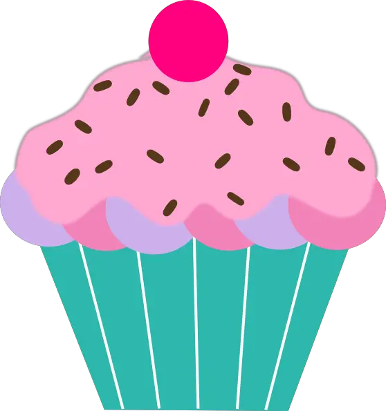 Pink Cupcake Svg Clip Arts Cupcake Clipart