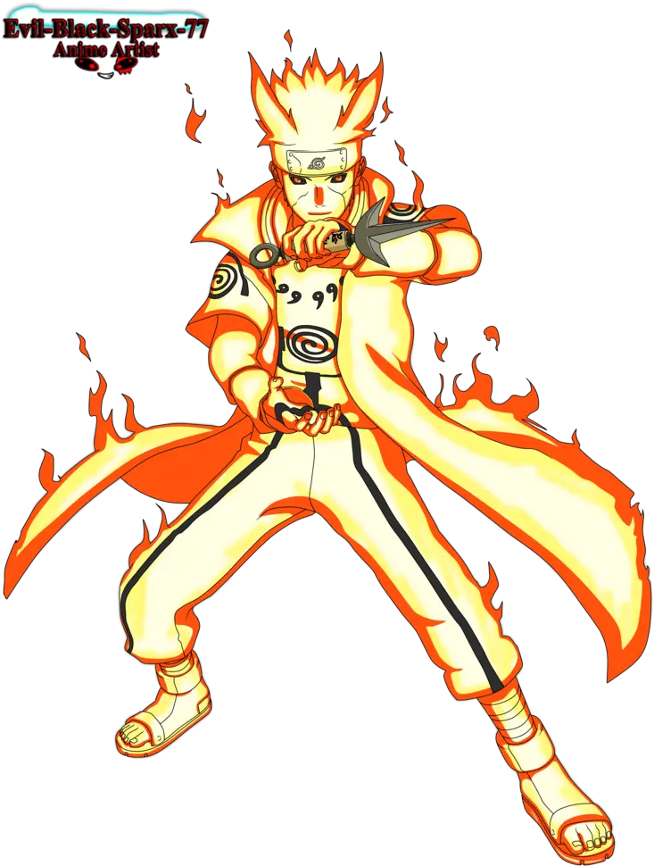 Minato S Nine Tails Chakra Mode By Evil Black Sparx Minato Namikaze Bijuu Mode