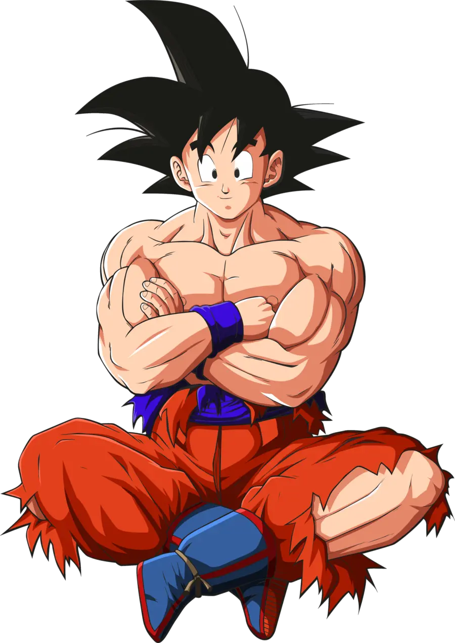 Dragon Ball Goku Sentado