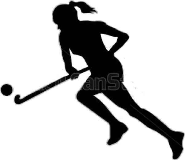 hockey Silhouette Field Hockey Girl