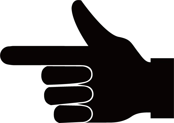 Finger Clipart Hand Direction Hand Showing Direction Png