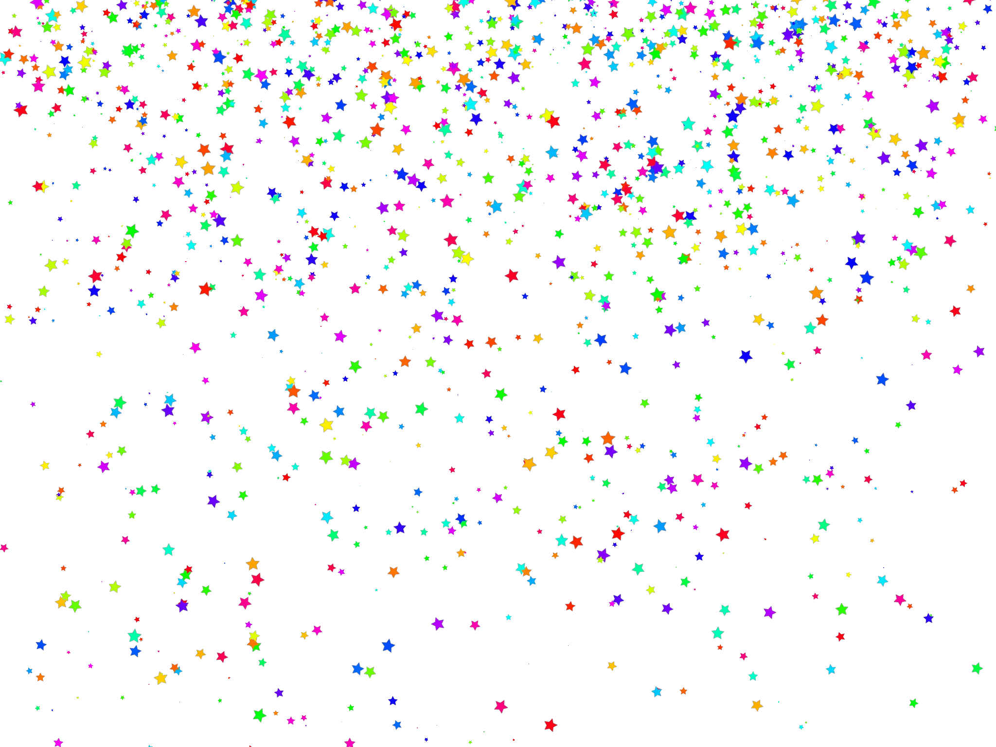 Stars Rainbow Shapebrush Colorfulfreetoedit Rainbow Star Confetti Background