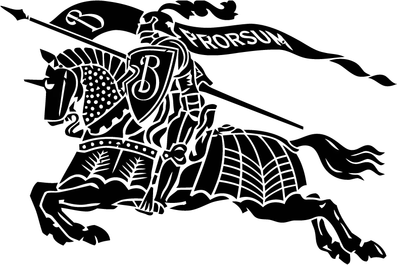 1580px Burberry Logo Vector Black Knight On Horse Logo