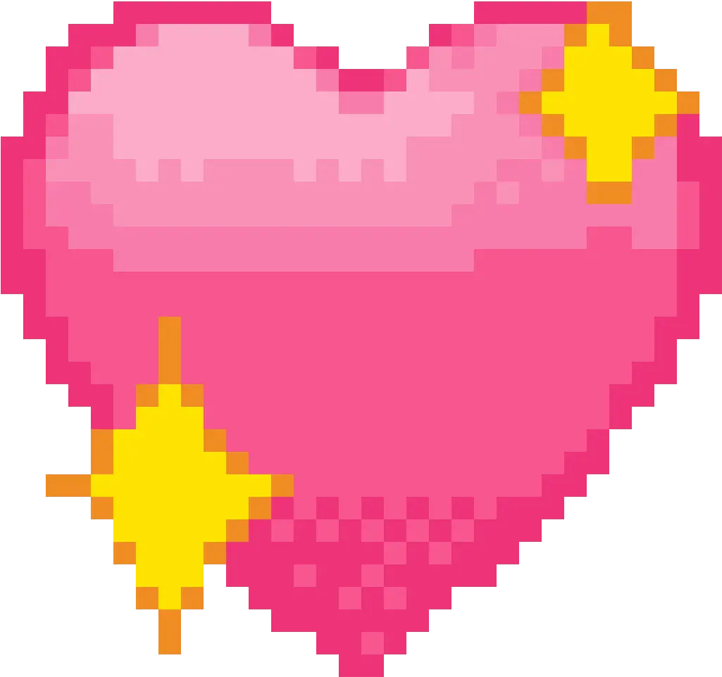 heart emoji pixelart pixel Pixel Heart Transparent