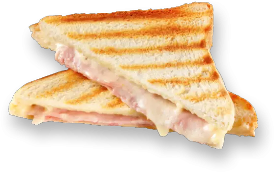 Panini Ham And Cheese Toast Png