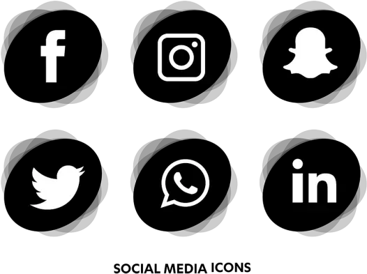 Social Media Icons Black Png Transparent Social Media Icons Png