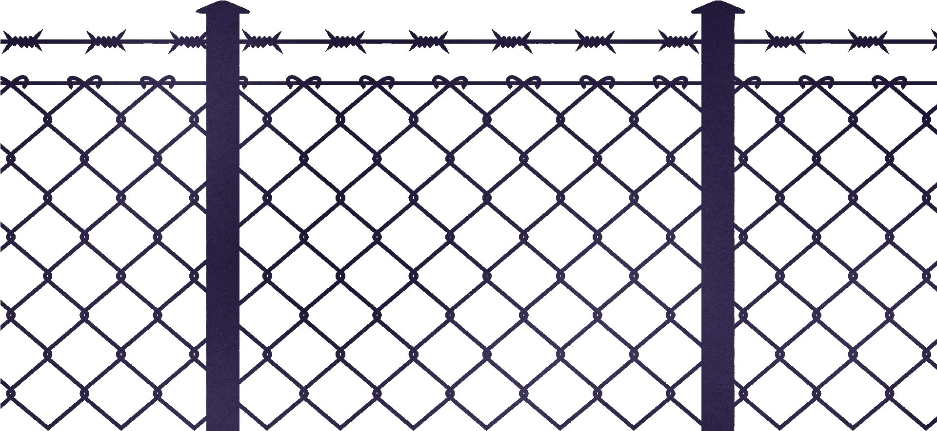 Transparent Chainlink Fence Png Barbed Wire Fence Png