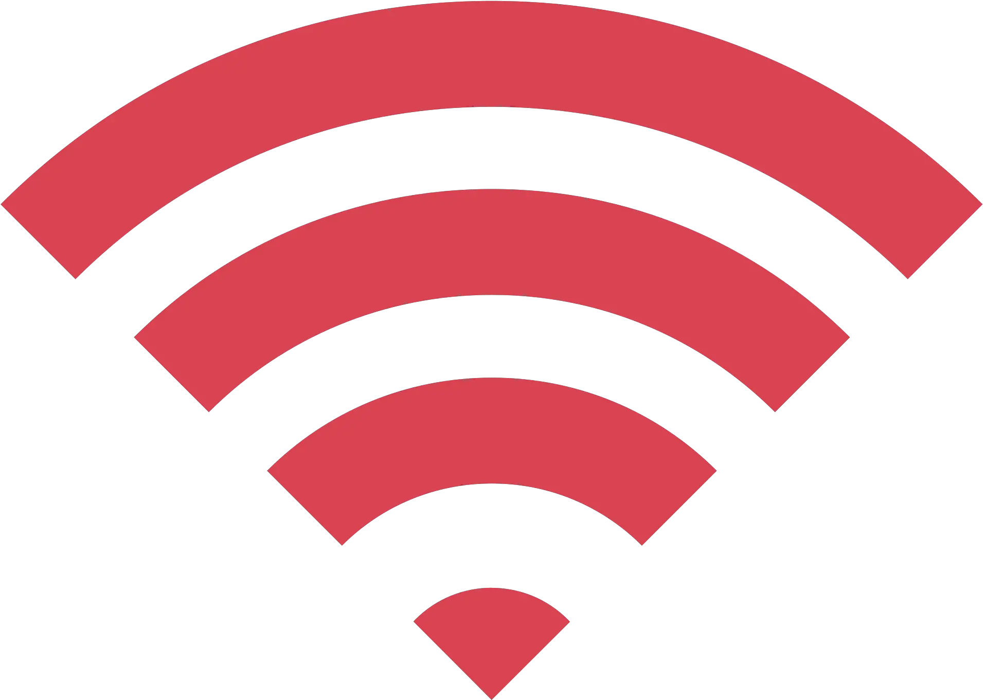 Red Wifi Icon