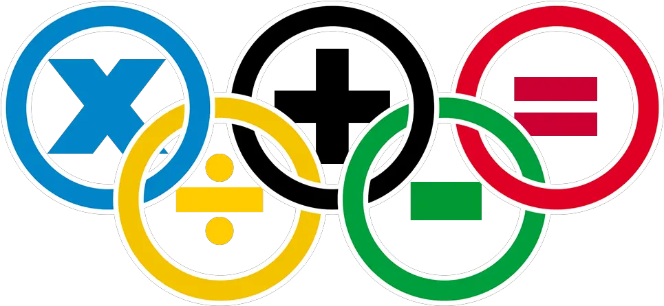 Transparent Olympic Rings Png Math Olympics Logo