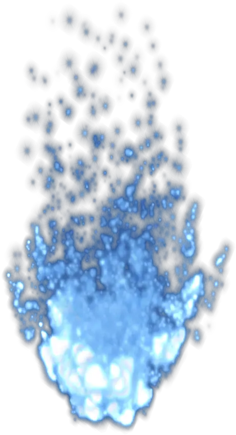 Energy Effect Png Light Blue Fire Png