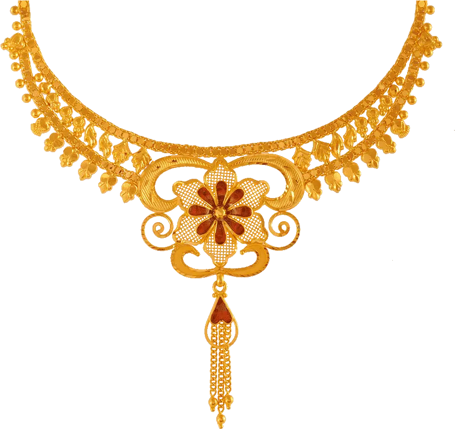 Chandra Jewellers 22kt Yellow Gold Necklace For Women Pc Chandra Jewellers Necklace With Price