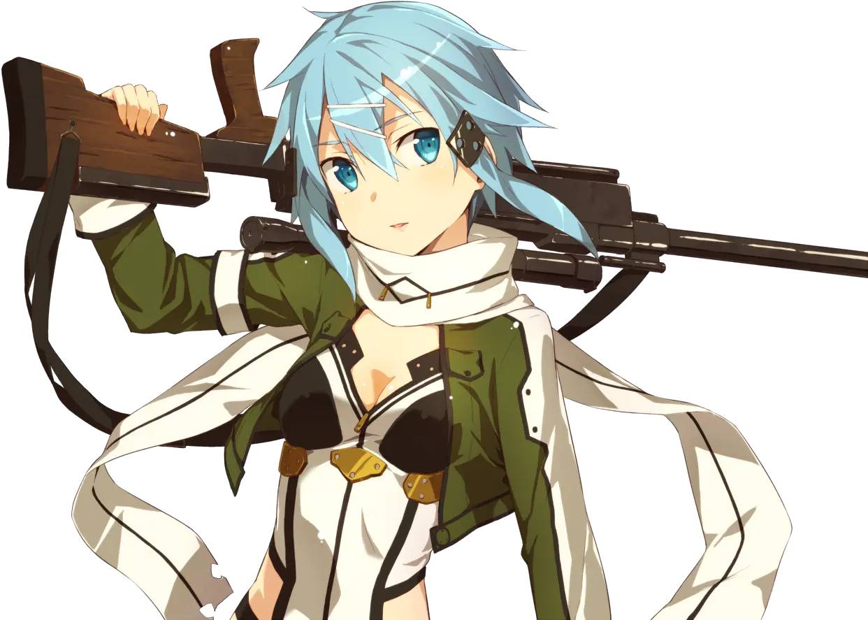 Transparent Sinon Png Sword Art Online Sinon Transparent Background