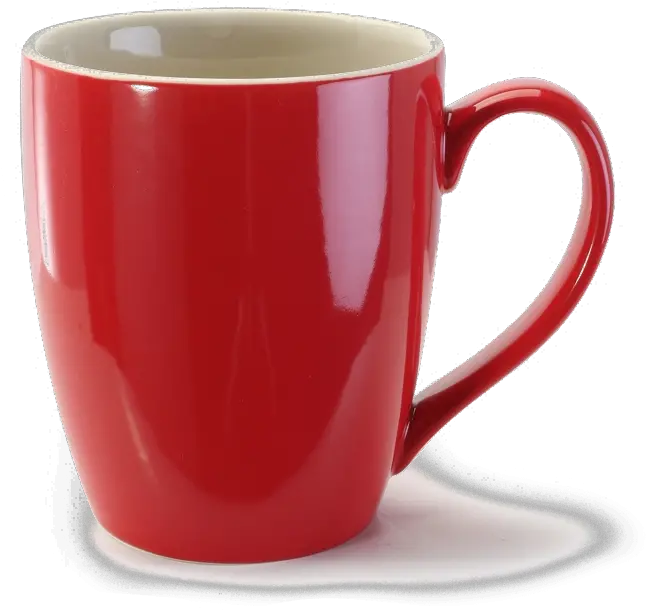Coffee Cup Mug Ceramic Tableware Red Coffee Mug Png