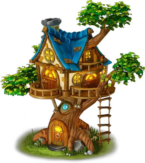 shoes plant bushes flowers steps stairs building Tree House Clipart Png