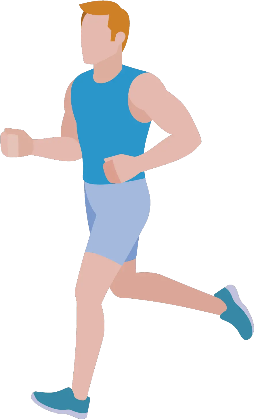 Running Legs Png Cartoon Man Running Png