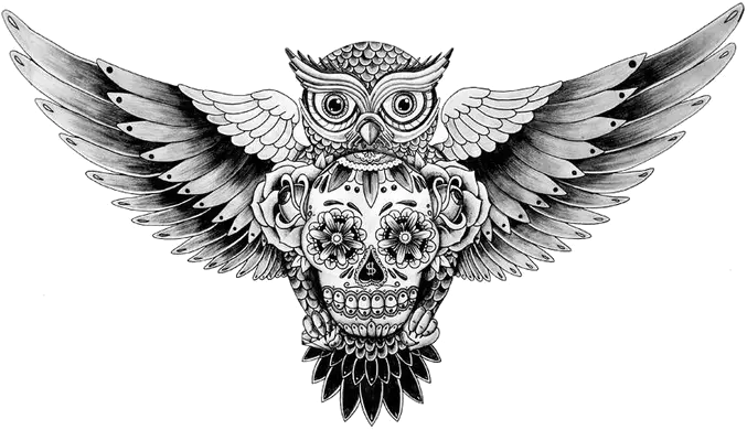 Owl Chest Tattoo Designs