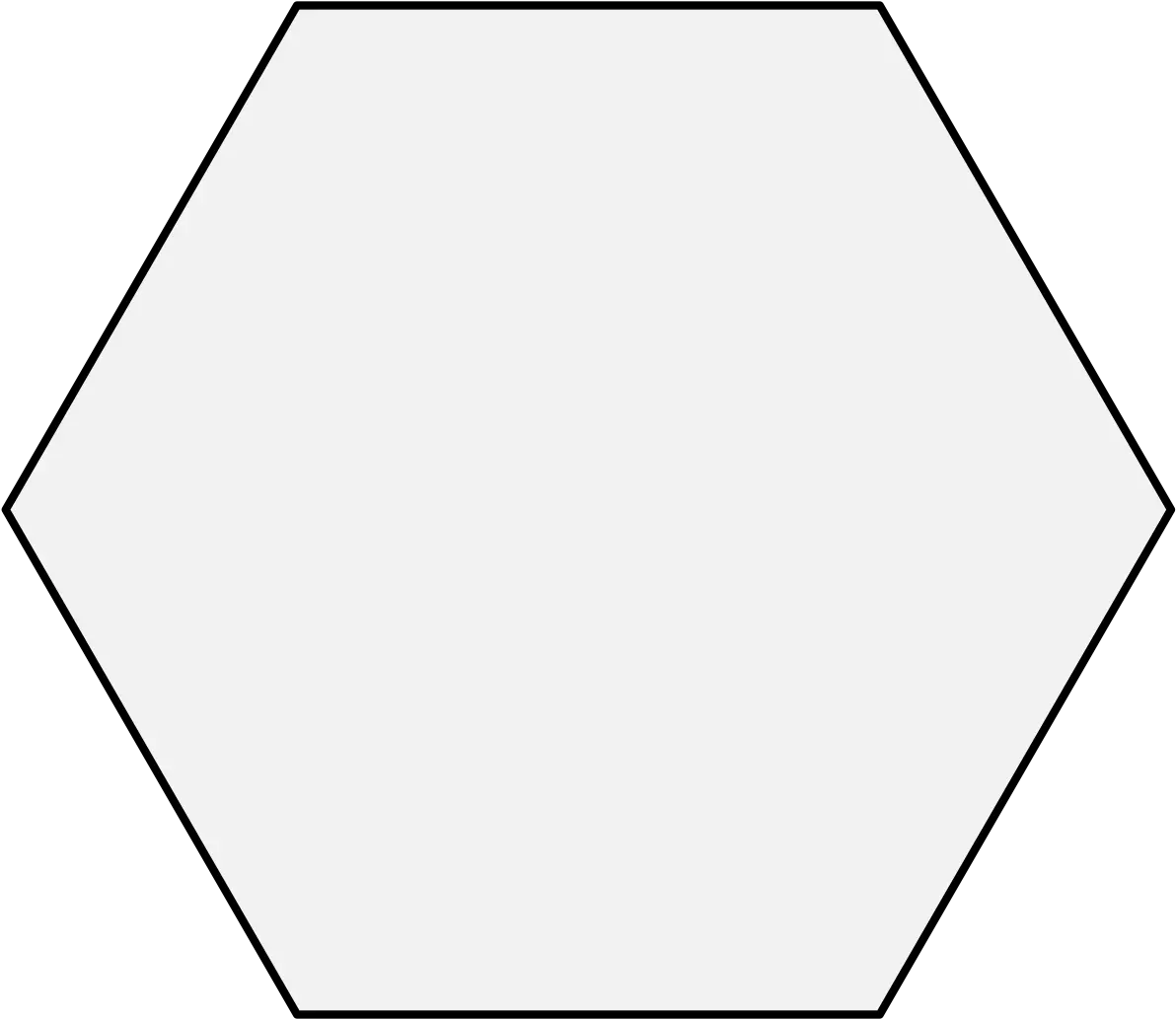 White Hexagon Border Png