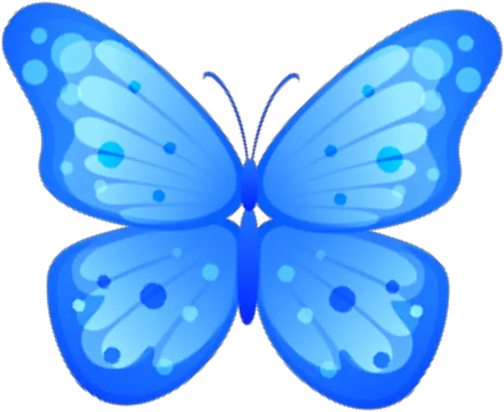 Butterfly Blue Png Blue Butterfly Clip Art