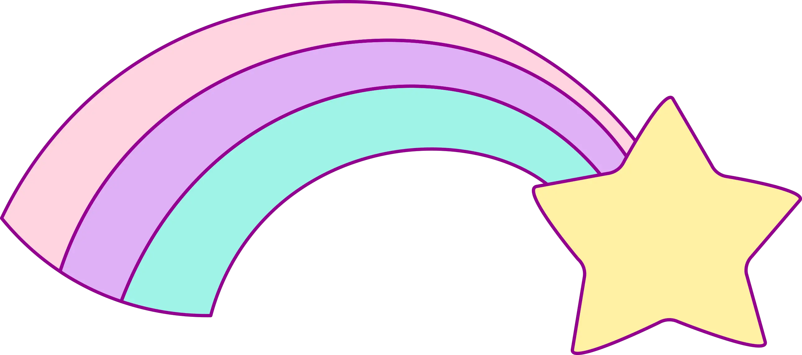Free Hand Drawn Unicorn Pretty Things For Clipart Arco Iris Unicornio Png