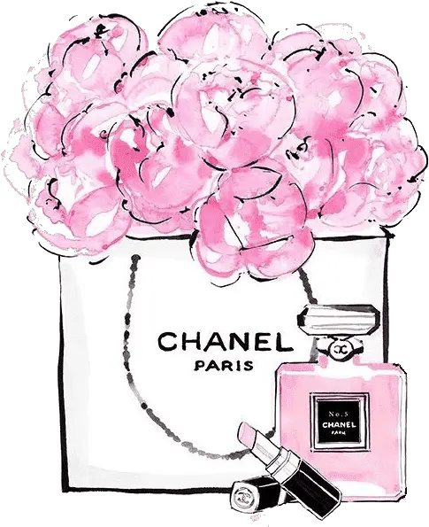 Chanel Perfume Free Frame Clipart Transparent Background Chanel Logo