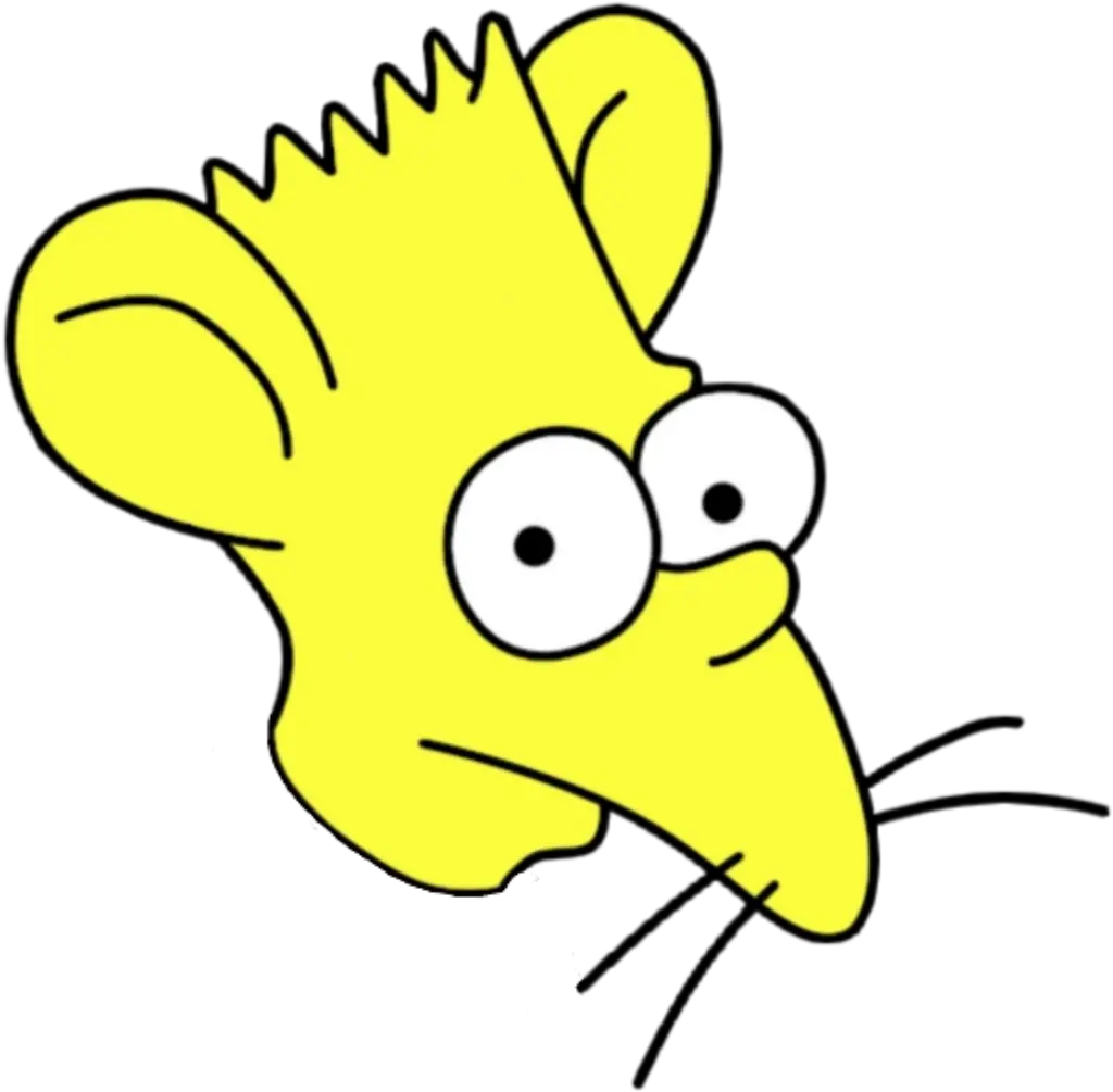 bart rata niñorata heart thesimpsons Png De Niño Rata