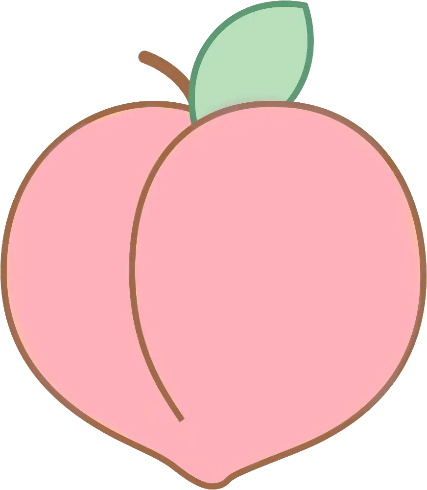 Peach Png Tumblr Peach Kawaii Png