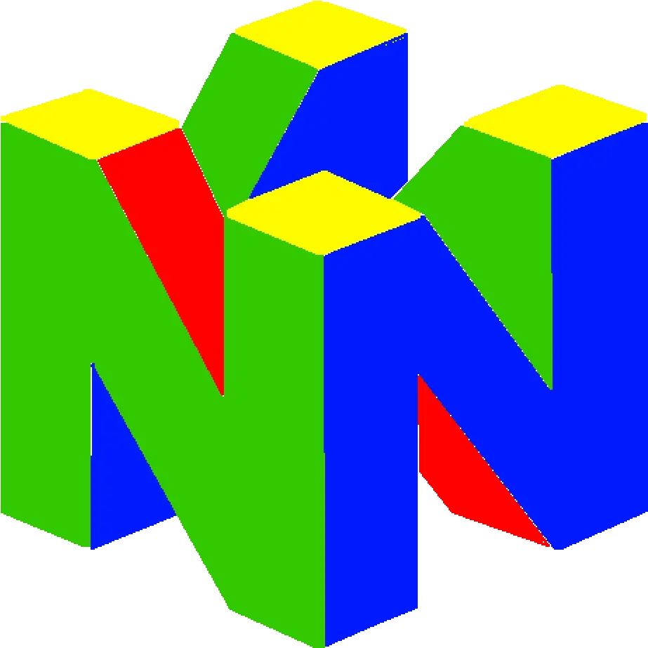 Transparent Nintendo 64 Logo