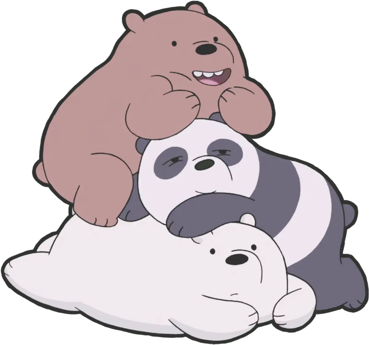 We Bare Bears Sleep Clipart