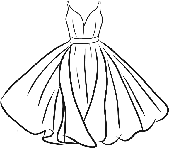 tumblr picsart freetoedit vestido dress vector Sketch