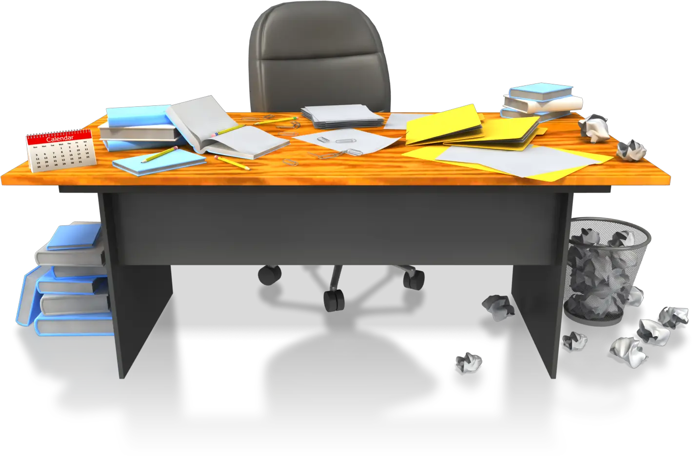 Messy Office Desk Pngamp Free Messy Office Desk Transparent Messy Desk Png
