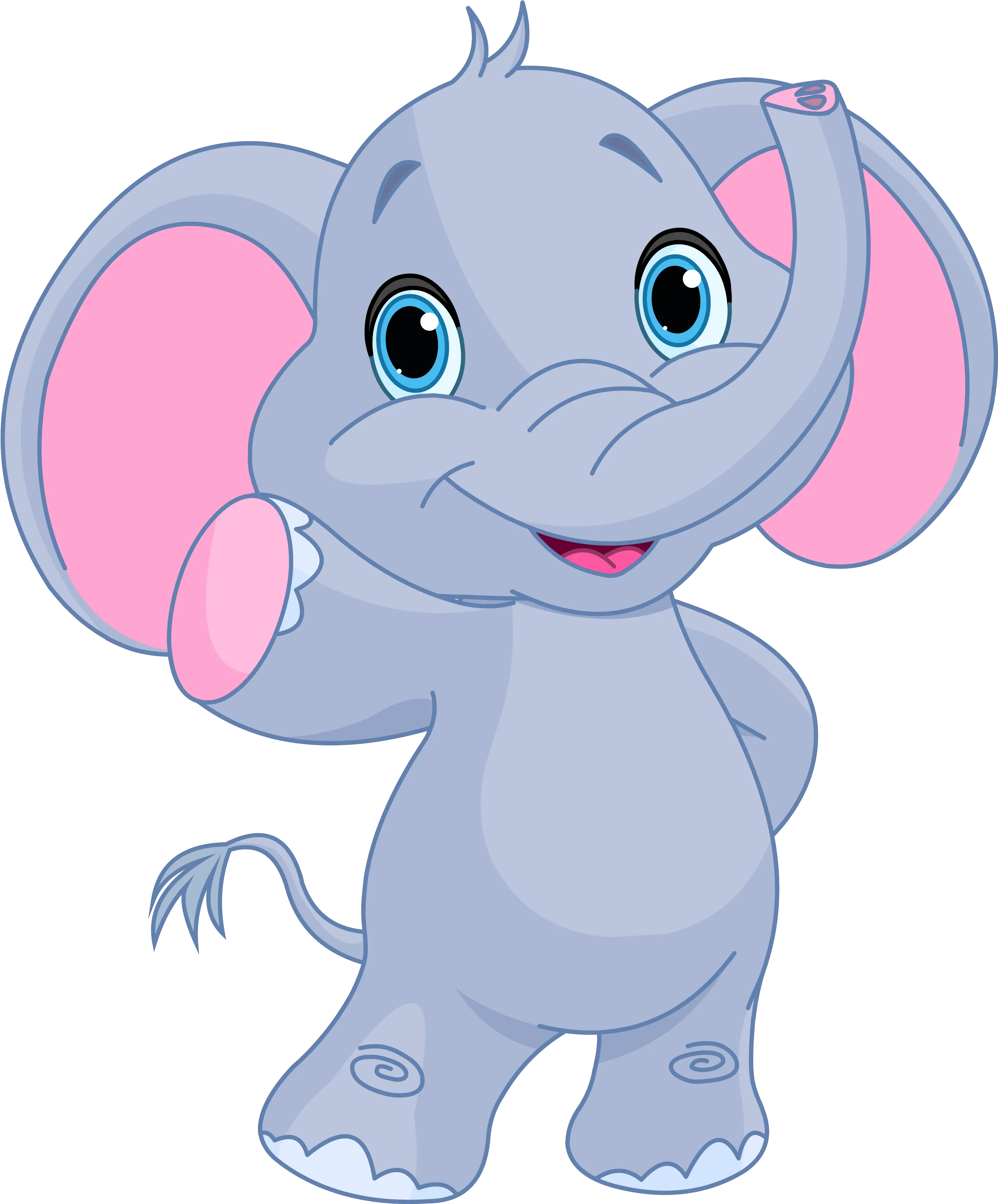 Baby Elephant White Elephant Clip Art Hostted Cute Elephant Clipart