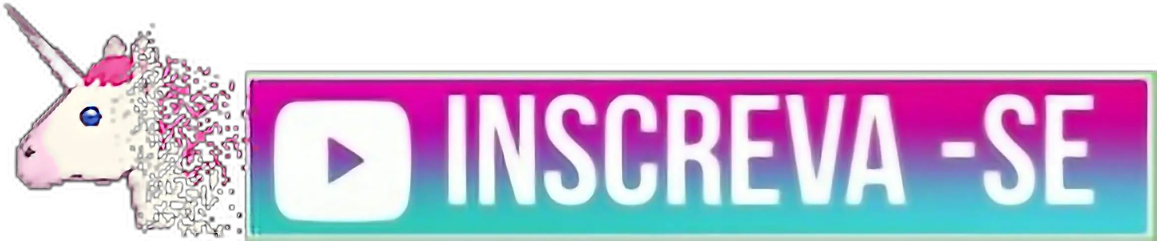 inscreva-se unicornio unicorn youtube inscrevam Inscreva Se Png Rosa