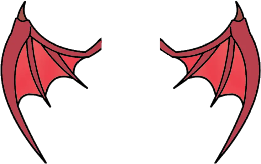 Transparent Devil Wings Png Simple Devil Wing Drawing
