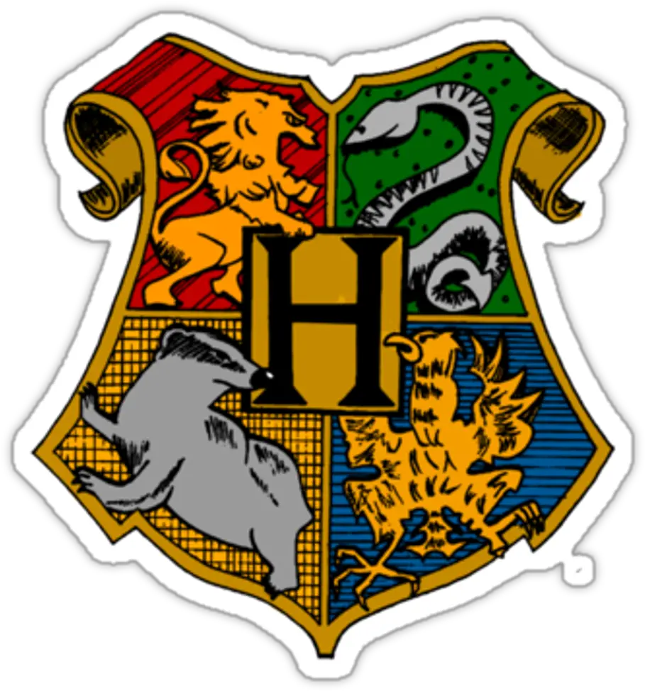 harrypotter hogwarts hogwartshouses gryffindor Harry Potter Stickers Hogwarts