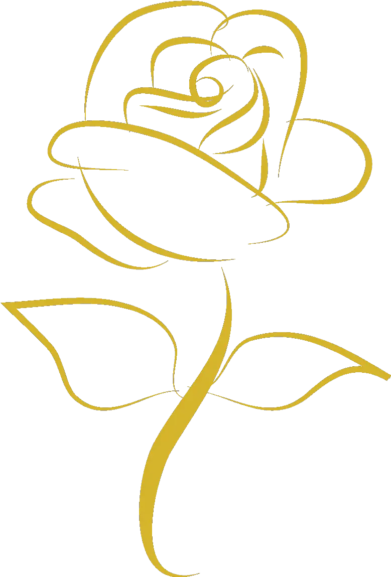 Golden Transparent Vector Clipart Gold Rose Clip Art