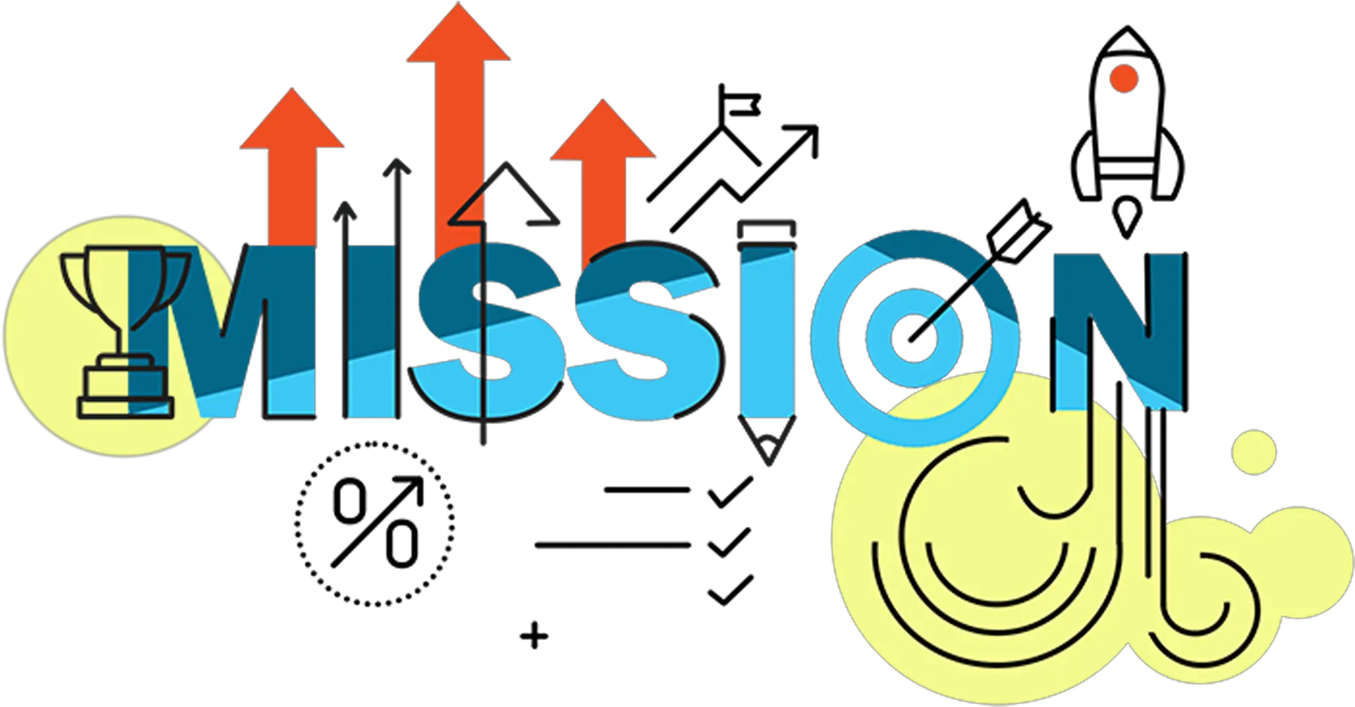 Goal Clipart Vision Mission Graphic Design