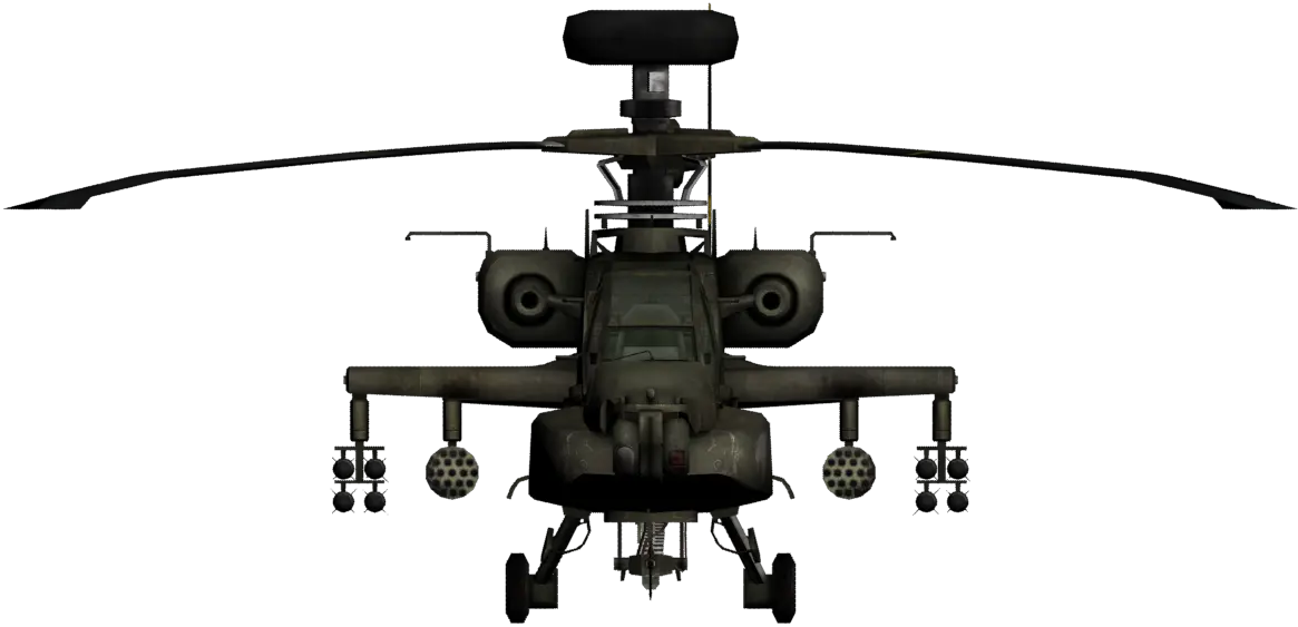 Transparent Helicopter Clipart Black And White Apache Attack Helicopter Png