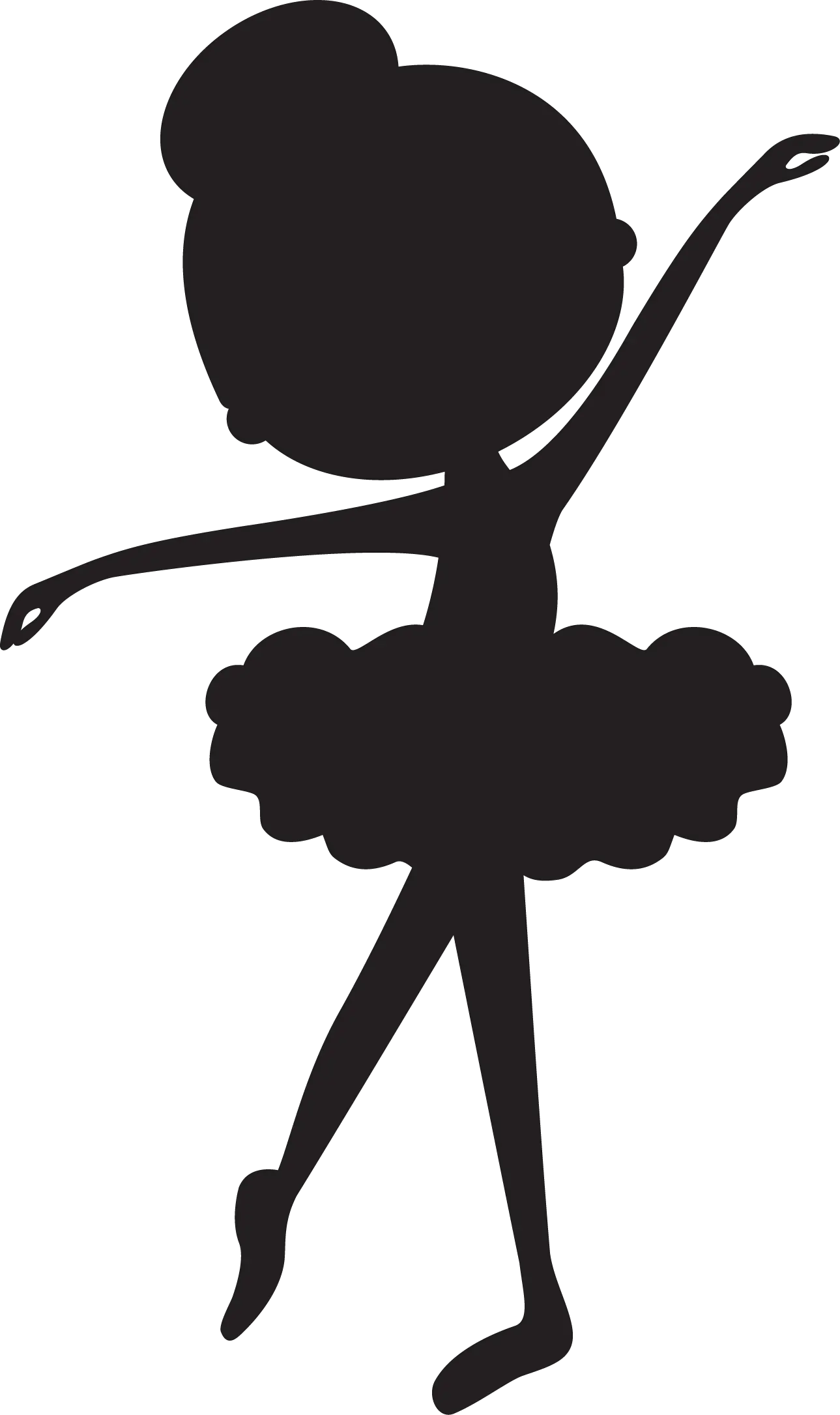 Silhouette Ornaments Por Cookies Png Baby Ballerina Silhouette