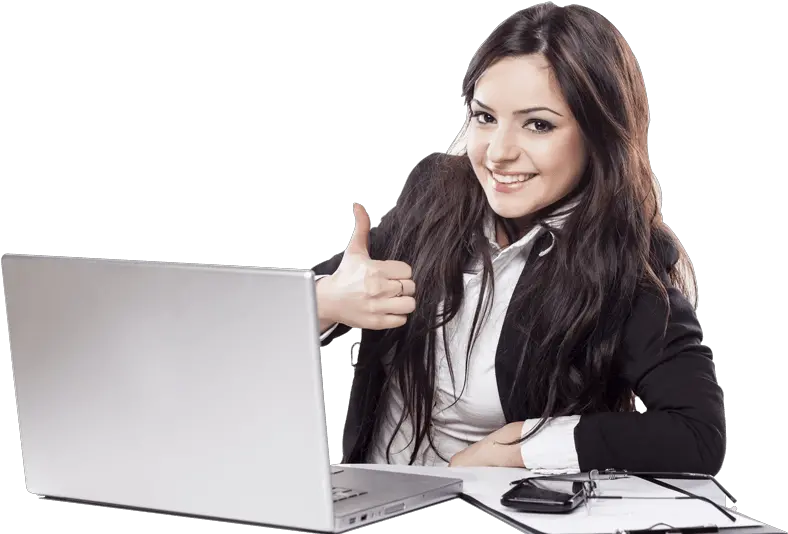 Girls With Laptop Png