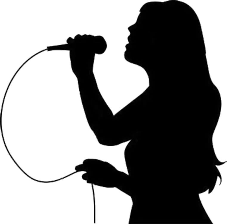 Transparent Singing Clip Art Singing Silhouette