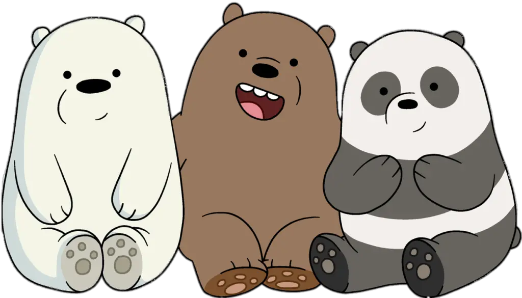 We Bare Bears Friends Transparent Png Cute We Bare Bears