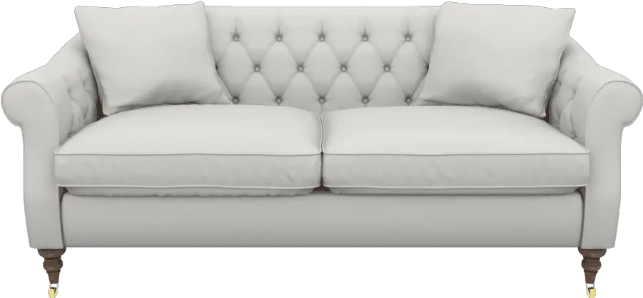 Abbotbury 2 Seater Sofa Couch Transparent White Couch